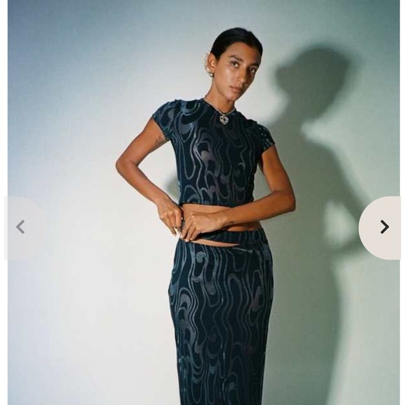 Eckhaus Latta Shrunk Tee Wave L - Picture 3 of 4